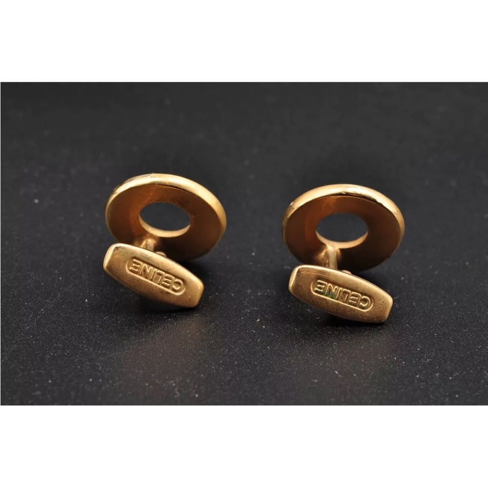 AUTH Celine Cufflinks Set - Picture 4 of 4
